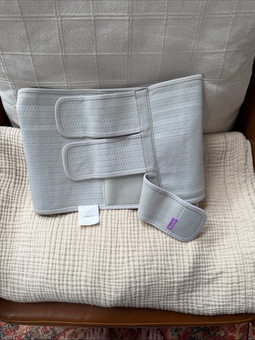 Supportive Gray Postpartum & Lumbar Compression Belt by FLORRIE